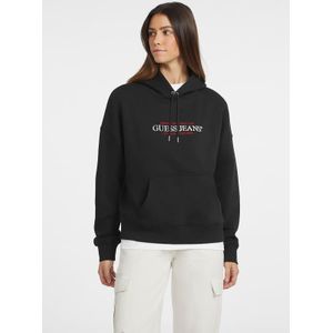 GUESS JEANS Sweatshirt 'American Tradition'  rood / zwart / wit