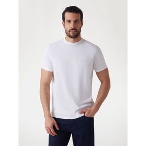 T-Shirt Met Geborduurd Logo