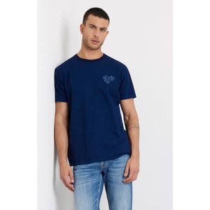 Stretch T-Shirt Met Bloemenlogo