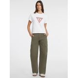 GUESS JEANS Shirt 'ICONIC'  rood / zwart / wit