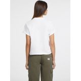 GUESS JEANS Shirt 'ICONIC'  rood / zwart / wit