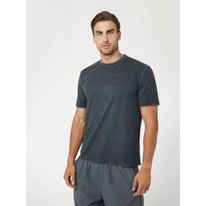 Stretch T-Shirt Met Logo Voorkant