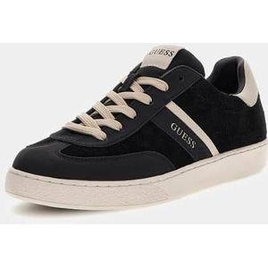 Sneaker - Nola III - Gemengd Leer - Zwart - Vetersluiting