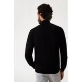 Guess - Zip-Through Sweatshirt - Zwart - Heren