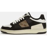 Guess - Sava Low Mixed-Leather Sneaker - Veelkleurig - Heren