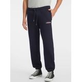 Guess, Heren, Broeken, Blauw, Maat: S Fleece,