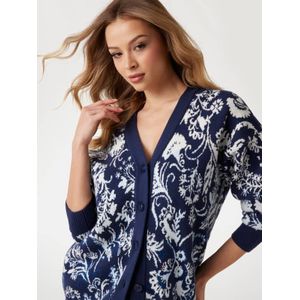 Vest Sweatstof Jacquard