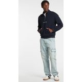 GUESS JEANS Sweatshirt  donkerblauw / wit