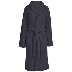 Luxueuze kamerjas voor mannen en vrouwen - Donkerblauw - L