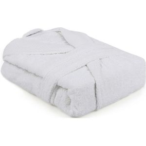 Luxueuze en comfortabele katoenen kamerjas - Crème - XXL