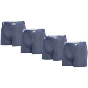 4-pack katoenen Cappuccino boxershorts - Navy - XXL
