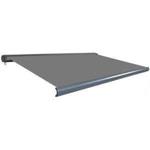 Gemotoriseerde uitschuifbare terrasluifel in antraciet of beige - Antraciet - 3x2m