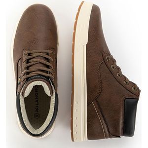 Comfortabele sneakers voor heren - Donkerbruin - Maat 45