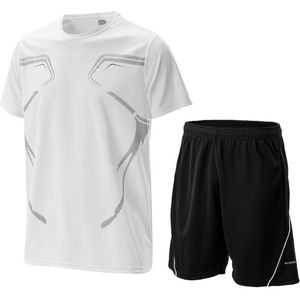 Stijlvol sportsetje voor mannen - Wit - XL