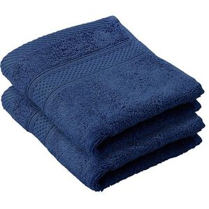 De Witte Lietaer Badhanddoek Stephanie 100 X 50 Cm Blauw 2 St