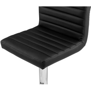 Set van 2 stijlvolle barstoelen - Zwart