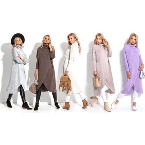 Fobya - Midi Trui - Lilac - Katoen