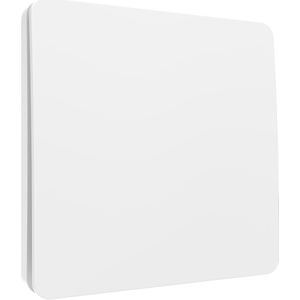 Draadloze Wandschakelaar (Kinetisch) Schakelaar Wit 1-Voudig Aan/Uit + Dimmer - Losse Knop