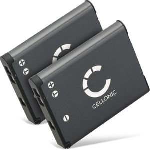 2x Nikon Coolpix S4100 Accu Batterij 700mAh van CELLONIC