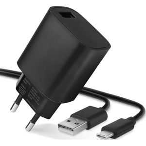 Samsung Galaxy A31 (SM-A315) Oplader + USB Kabel - 1m Laadkabel & AC stroomadapter van CELLONIC