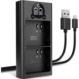 USB Dubbele Oplader voor Arlo VMA5400 - Snelle en Slimme Lader, Laadkabel Voeding
