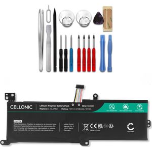 Lenovo IdeaPad S145-14IKB Batterij 4100mAh + Schroevendraaier-set van Cellonic