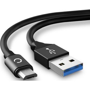 Samsung GT-I9205 Galaxy Mega USB Kabel Micro USB Datakabel 2m USB Oplaad Kabel