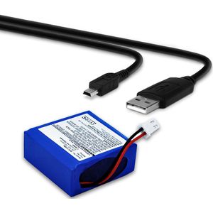 Safescan 155-S Accu Batterij + USB Kabel 700mAh van subtel