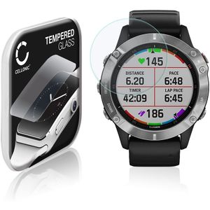 Garmin Fenix 6 Pro Schermbeschermer 9H getemperd glas 2.5D van CELLONIC