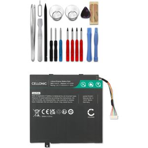 Acer Switch 10E SW3-013-19F7 Accu Batterij + Schroevendraaier-set 5600mAh van subtel