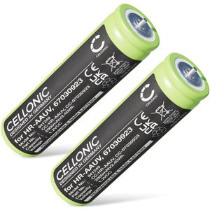 2x Braun Series 3 3050cc Accu Batterij 2000mAh van CELLONIC