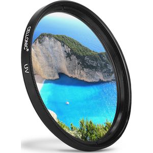 UV filter Nikon AF-P DX Nikkor 70-300 mm 1:4.5-6.3 G ED VR Camera lens 58mm filterschroefdraad