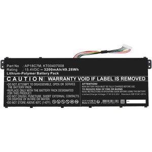 Acer Swift 3 SF313-53 Accu Batterij 3200mAh van Cellonic