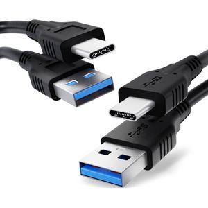 2x Blackview BV5900 Kabel USB C Type C Datakabel 1m Laadkabel van CELLONIC