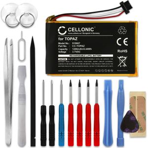 Navigon 70 Plus Accu Batterij + Schroevendraaier-set 1200mAh van CELLONIC