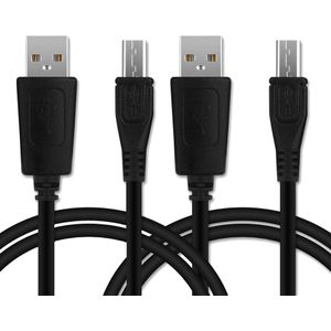 2x Blackview BV1000 Kabel micro-USB lange plug Datakabel 1m Laadkabel van CELLONIC