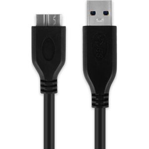 Nikon D5 Kabel Micro USB 3.0 Datakabel 1m Laadkabel van CELLONIC