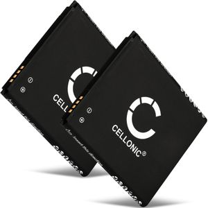 2x Batterij voor Samsung GT-I9295 Galaxy S4 Active Accu 2600mAh