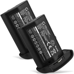 2x Camera accu voor Canon 550EX Accu 2400mAh