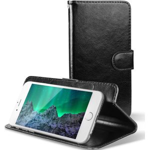 Smart Case Gigaset GS110 Book Case Portemonnee Hoesje Flip Hoesje Book Cover Flip Wallet Flip Armor zwart