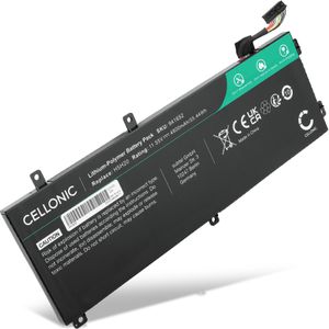 Vervangende batterij voor Dell XPS15 9550 laptop - Extra of reserve accu 4800mAh