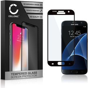 Samsung Galaxy S7 (SM-G930F) Schermbeschermer 9H getemperd glas 3D Full Cover van CELLONIC
