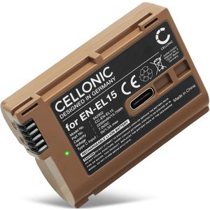 Nikon Z 7 Batterij 2250mAh van Cellonic