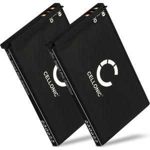 2x Siemens Gigaset SL910A Accu Batterij 1050mAh van CELLONIC