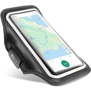 Bovenarm sport armband voor smartphone - bracelet voor hardlopen, joggen, fitness en fietsen - afneembare bracket voor gsm