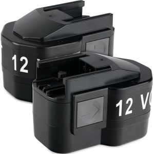 2x AEG B 12-1 Accu Batterij 12V 3Ah van CELLONIC