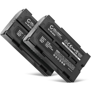 2x Batterij voor Panasonic NV-GS258 Accu 2000mAh