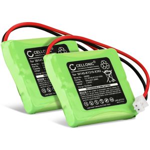 2x Siemens Gigaset E40 Accu Batterij 500mAh van CELLONIC