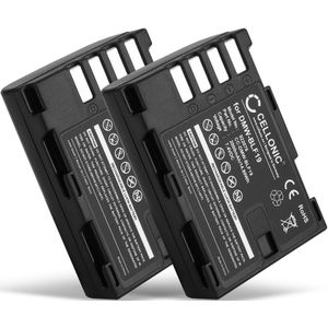2x Panasonic Lumix DMC-GH3 Accu Batterij 2000mAh van CELLONIC