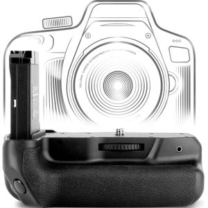 Canon EOS Rebel T7i battery grip BG-1X accuhouder voor LP-E17 - vertical grip portret modus en ontspanner